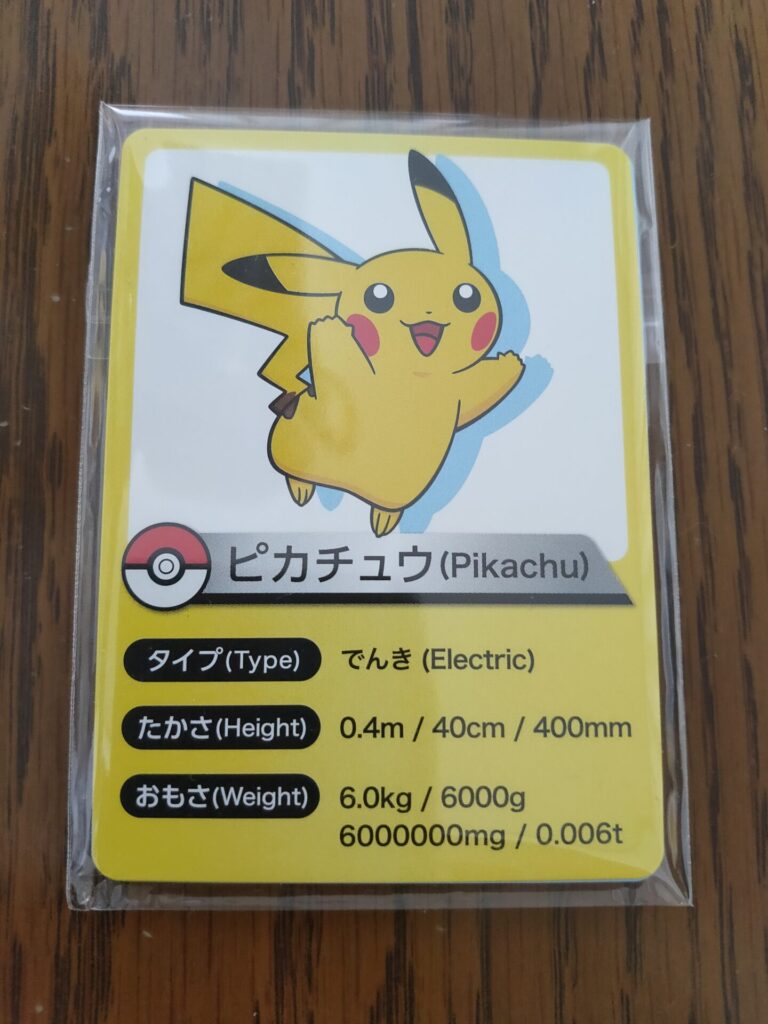 資料請求特典 裏面（当時）