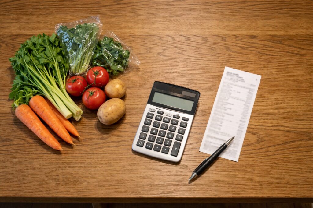 らでぃっしゅぼーやの月額費用を計算するイメージ