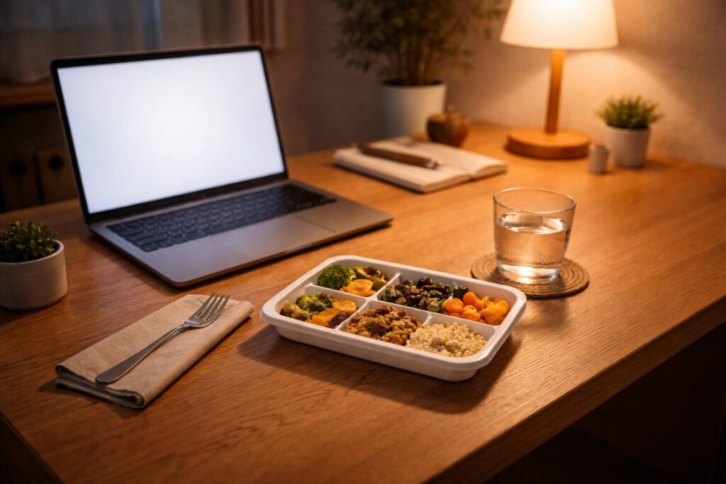 落ち着いた雰囲気の食卓イメージ