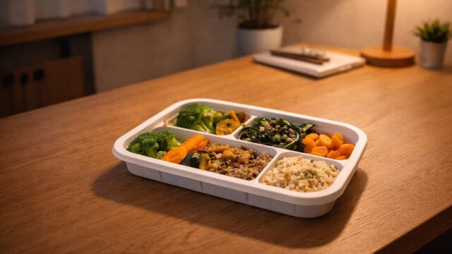 栄養バランスの良い冷凍弁当のイメージ