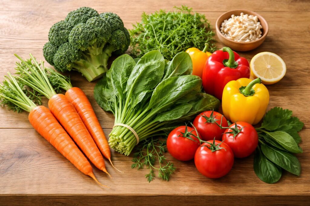 野菜の栄養バランスをイメージした写真