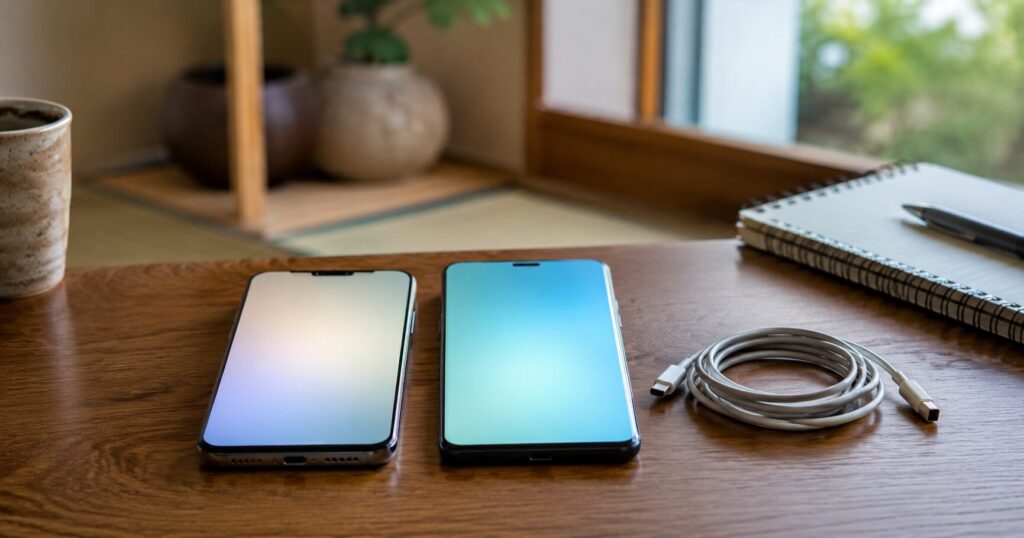 旧スマホからOPPO Find X9へデータ移行するイメージ