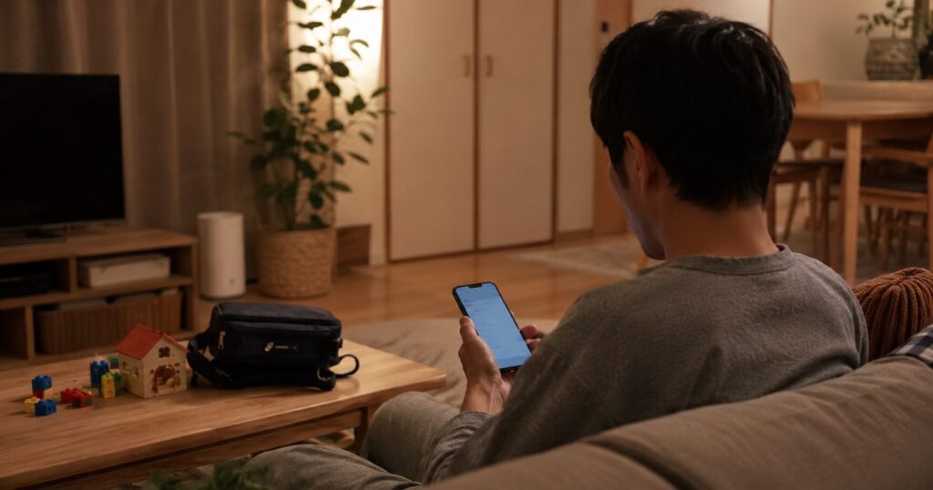 家族のスマホ利用を考えながら通信プランを見直すイメージ