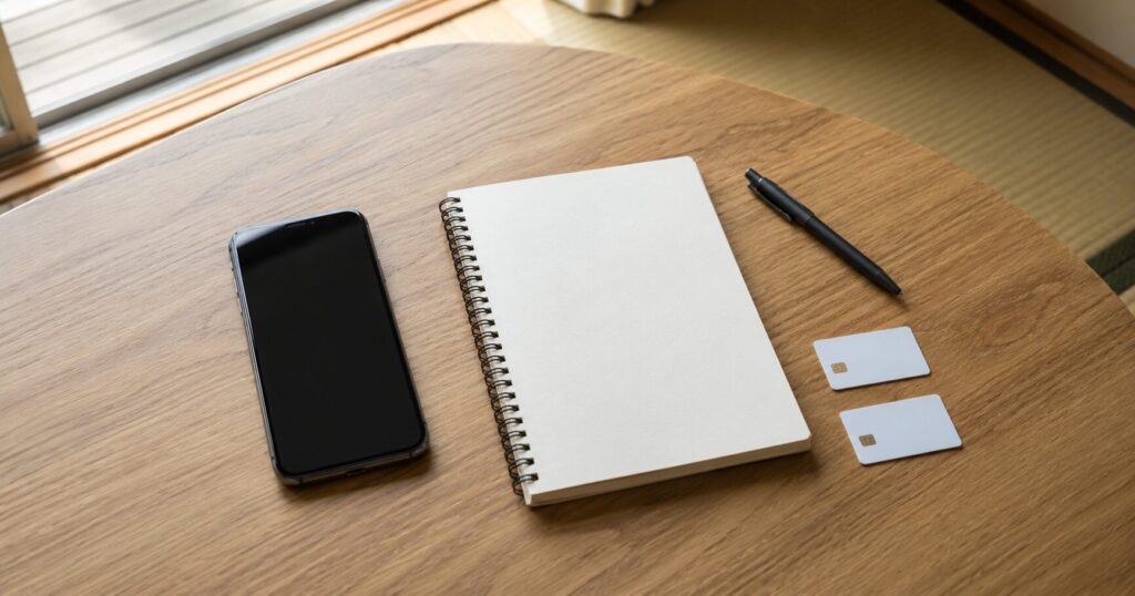 楽天モバイルを電話回線、mineoをデータ通信に使い分けるイメージ