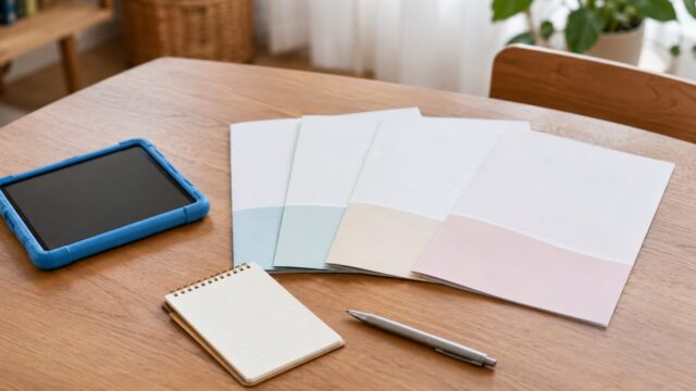 スマイルゼミ・進研ゼミ・Z会を比較する家庭学習のイメージ