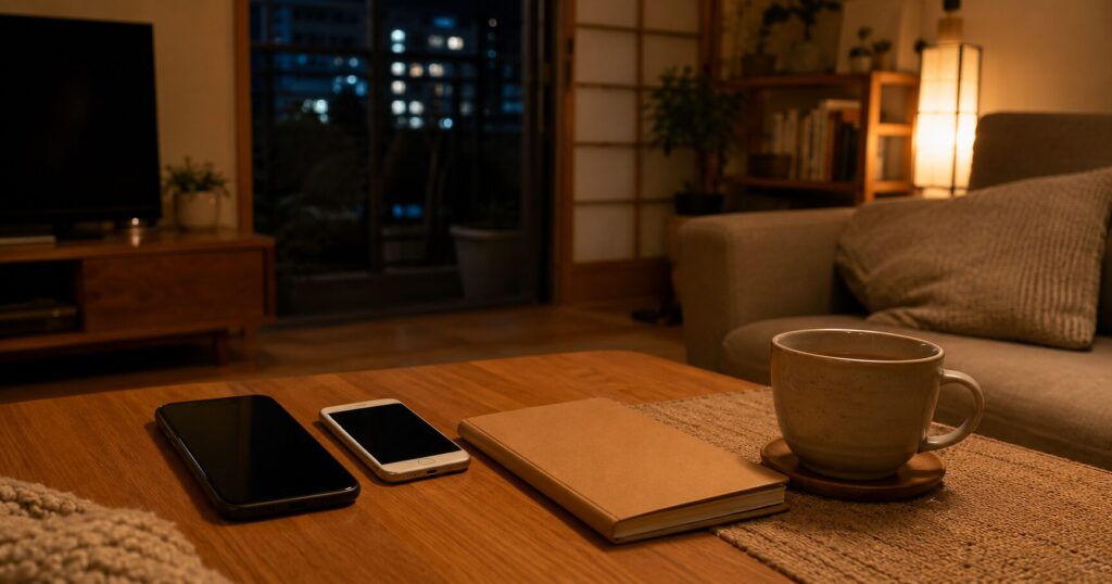 子どもの見守りスマホと家族の通信費を見直して安心するイメージ