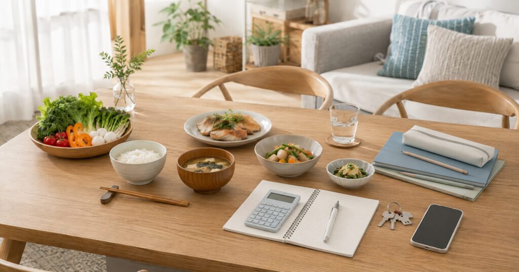 時短サービスで暮らしが少しラクになった家庭の食卓