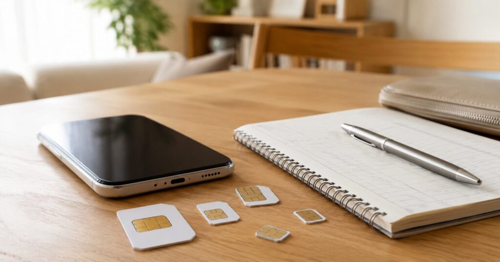 家族で格安SIMとスマホ代を見直すイメージ