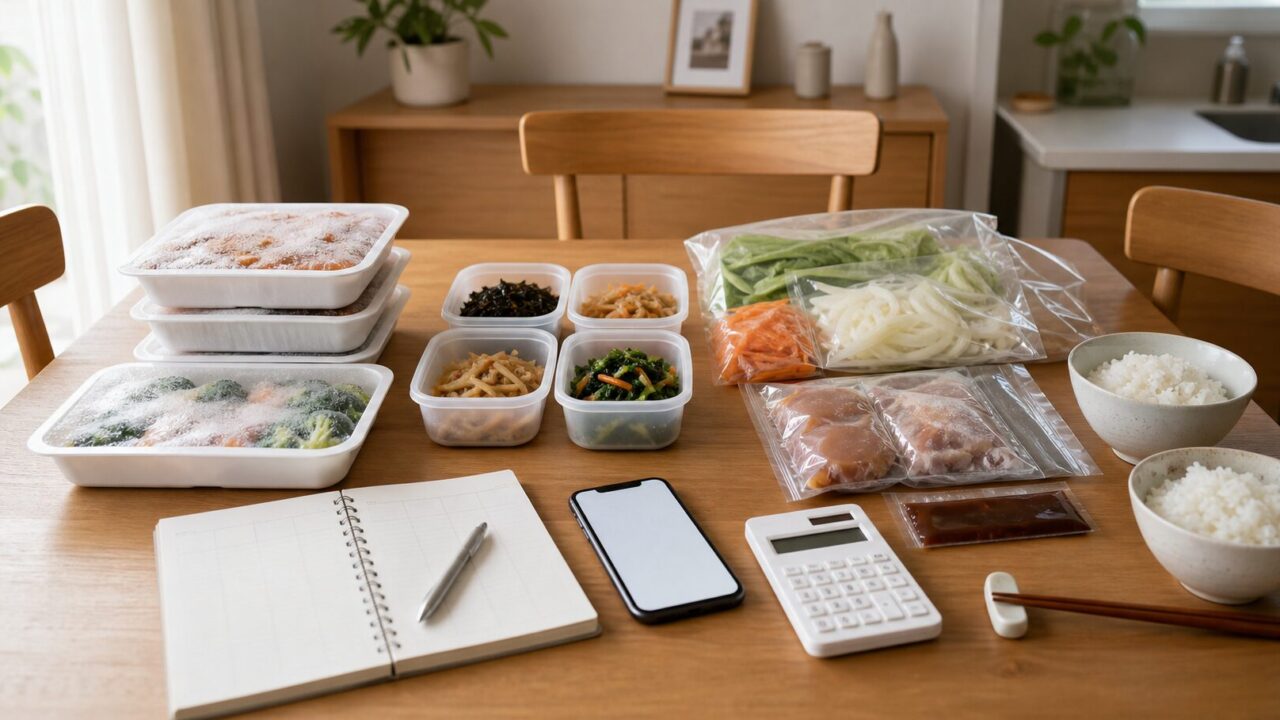 宅配食の選び方を考える日本の家庭の食卓