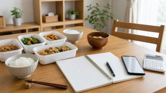 冷蔵宅配惣菜が向いている家庭の特徴を確認する食卓