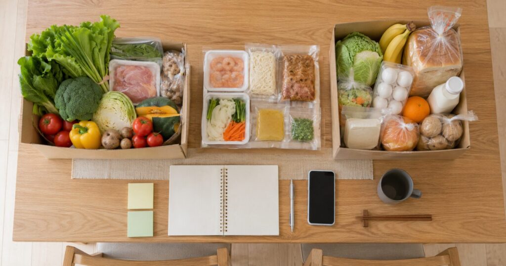 家族の暮らしに合わせて食材宅配を選ぶイメージ写真