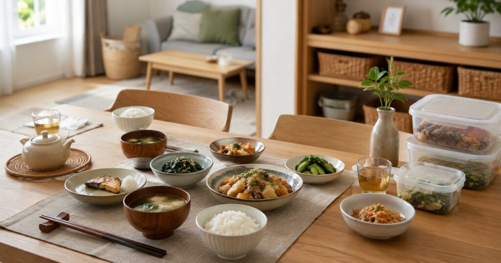 家庭に合う夕食サポートを選ぶ日本の食卓