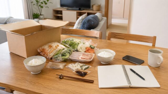 ヨシケイが合うか悩む日本の家庭の食卓