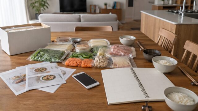 ヨシケイお試し5daysを検討する共働き家庭の食卓イメージ