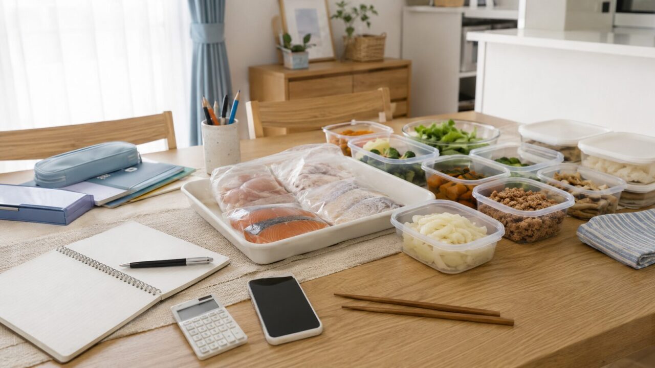共働き家庭の平日夕飯をラクにする仕組みを考える食卓