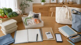 食材宅配を無理なく続ける方法を考える共働き家庭の食卓