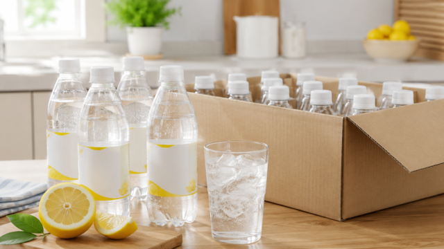 レモン炭酸水500ml×24本を箱買いしたレビュー